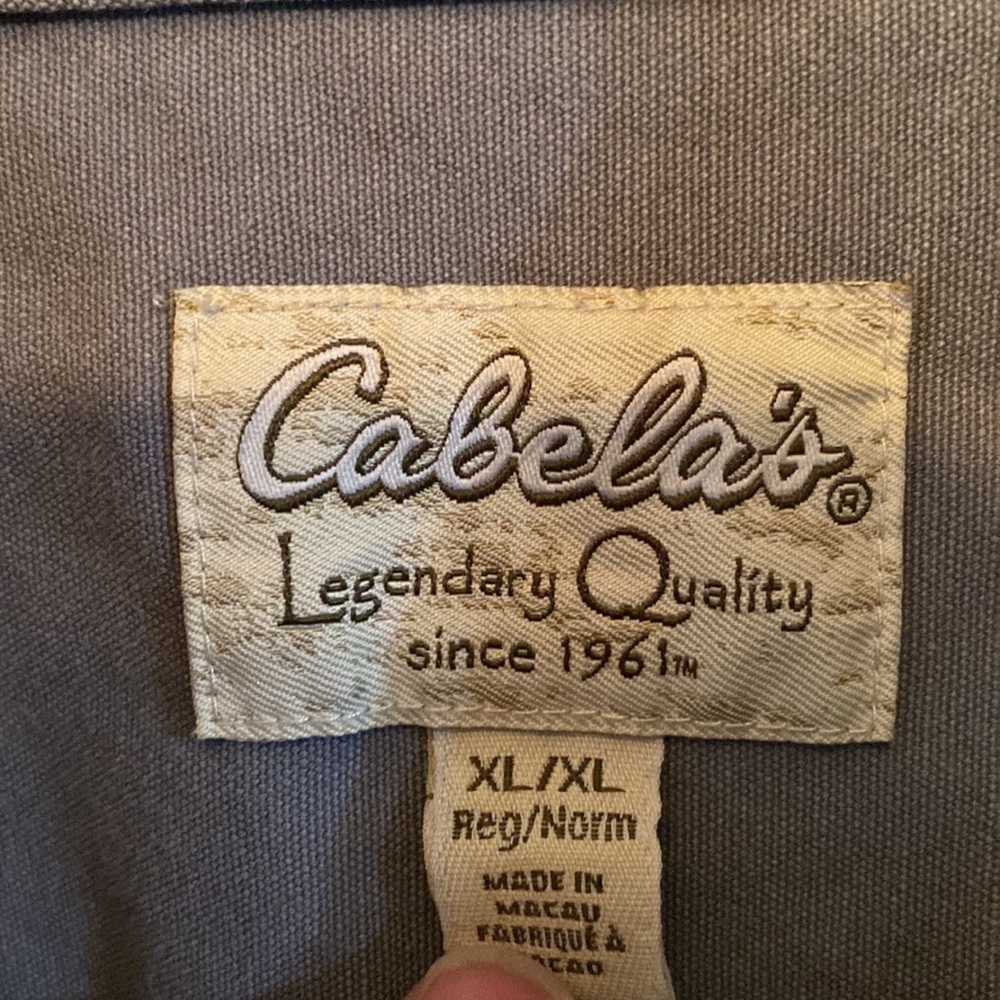 Calela’s great XL stonewashed canvas shirt - Picture 4 of 8